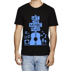 Let The Music Play Graphic Printed T-shirt