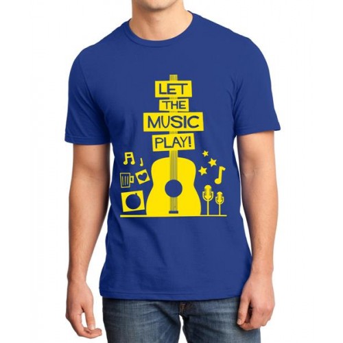 Let The Music Play Graphic Printed T-shirt