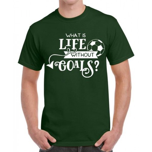 What Is Life Without Goals Graphic Printed T-shirt
