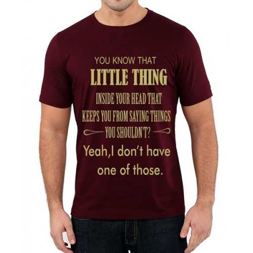 You Know That Little Thing Inside Your Head That Keeps You From Saying Things Graphic Printed T-shirt