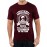 Men's Round Neck Cotton Half Sleeved T-Shirt With Printed Graphics - Men 12th Month
