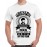 Men's Round Neck Cotton Half Sleeved T-Shirt With Printed Graphics - Men 8th Month