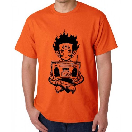 Music Boy Graphic Printed T-shirt