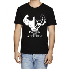 My Power Is My Attitude Graphic Printed T-shirt