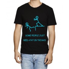 Some People Just Need A Pat On The Back Graphic Printed T-shirt