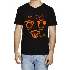 See No Evil Hear No Evil Speak No Evil Graphic Printed T-shirt