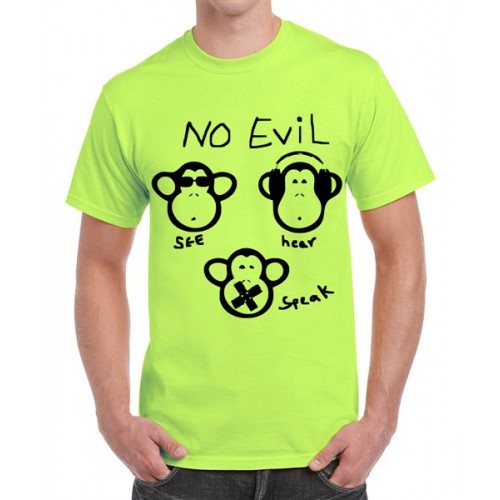 See No Evil Hear No Evil Speak No Evil Graphic Printed T-shirt