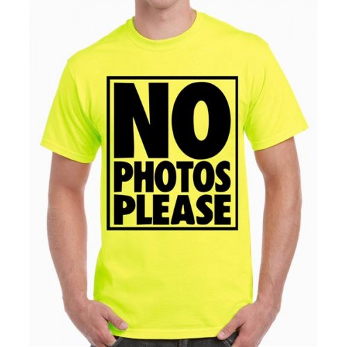 No Photos Please Graphic Printed T-shirt
