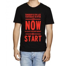 Tomorrow Is Too Late Graphic Printed T-shirt