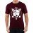 Men's Round Neck Cotton Half Sleeved T-Shirt With Printed Graphics - N.s.e.w. Ride