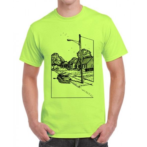 Old Home Graphic Printed T-shirt