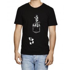 Pocket Pandas Graphic Printed T-shirt