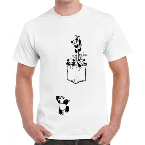 Pocket Pandas Graphic Printed T-shirt