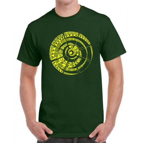 Polynesian Circle Graphic Printed T-shirt