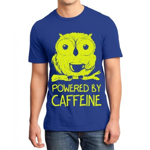 Powered By Caffeine Graphic Printed T-shirt
