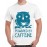 Powered By Caffeine Graphic Printed T-shirt