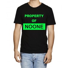 Property Of No One Graphic Printed T-shirt