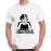 Men's Round Neck Cotton Half Sleeved T-Shirt With Printed Graphics - Queen Chess Game