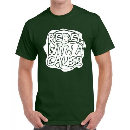 Rebel With A Cause Graphic Printed T-shirt