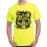 Men's Round Neck Cotton Half Sleeved T-Shirt With Printed Graphics - Reborn