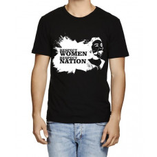 Respect Women Respect Nation Graphic Printed T-shirt
