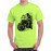 Men's Round Neck Cotton Half Sleeved T-Shirt With Printed Graphics - Ride Born