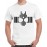Men's Round Neck Cotton Half Sleeved T-Shirt With Printed Graphics - Rider Decade