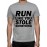 Run Like You Stole Something Graphic Printed T-shirt