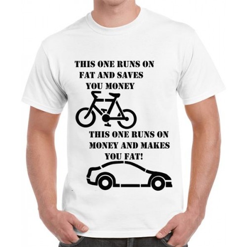 This One Runs On Fat And Saves You Money Graphic Printed T-shirt