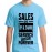 Sales Fo Up And Down Service Stays Forever Graphic Printed T-shirt