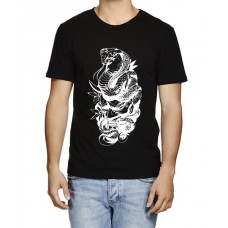 Samurai Maske Graphic Printed T-shirt