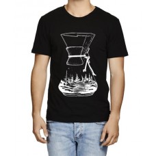 Sand Time Nature Graphic Printed T-shirt
