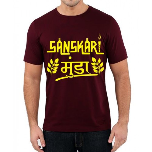Sanskari Munda Graphic Printed T-shirt
