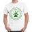 Dog Paw Heart Love Graphic Printed T-shirt