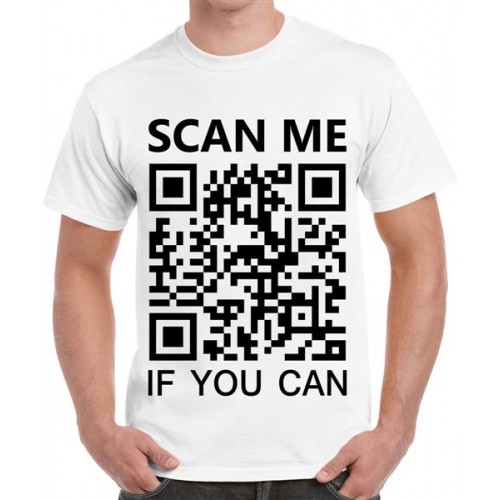 Scan Me If You Can Graphic Printed T-shirt