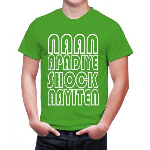 Naan Apadiye Shock Aayiten Graphic Printed T-shirt