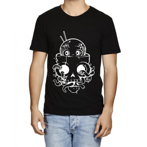 Octopus Skull Graphic Printed T-shirt