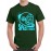Men's Round Neck Cotton Half Sleeved T-Shirt With Printed Graphics - Space Rider