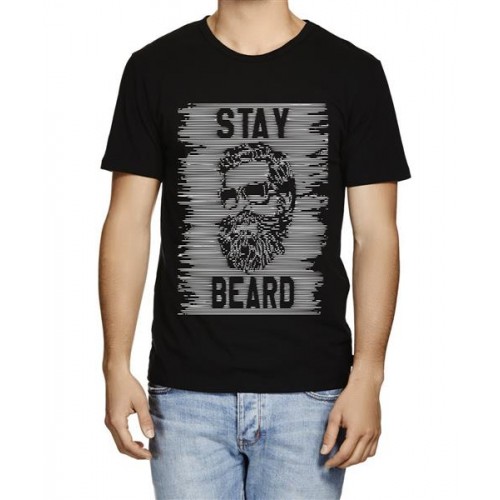Stay Beard Graphic Printed T-shirt