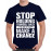 Stop Holding Yourself Back If You Are Not Happy Make Change Graphic Printed T-shirt