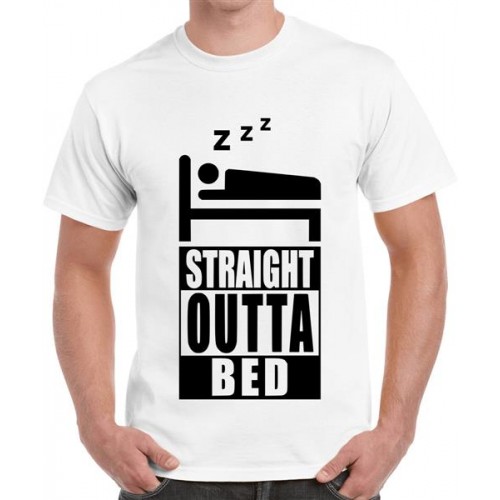 Straight Outta Bed Graphic Printed T-shirt