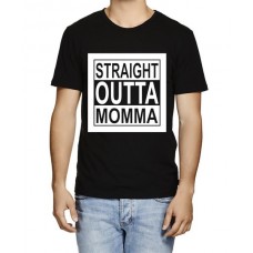 Straight Outta Momma Graphic Printed T-shirt