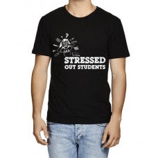 Stressed Out Students Graphic Printed T-shirt