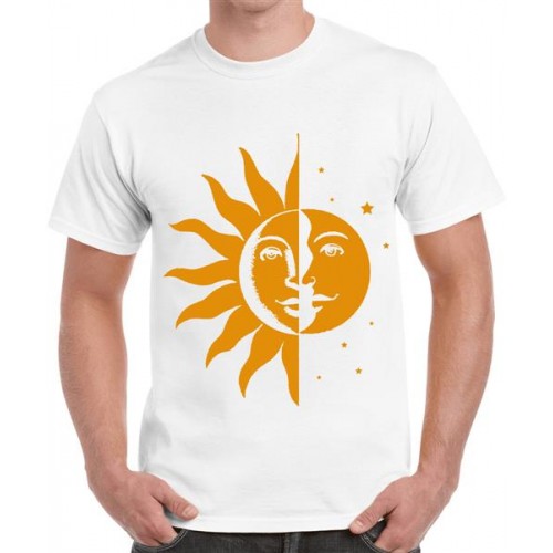 Sun Moon Stars Graphic Printed T-shirt