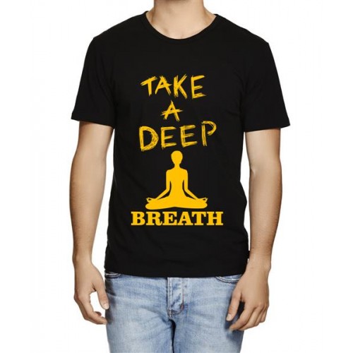Take A Deep Breath Graphic Printed T-shirt