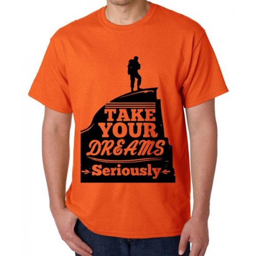 Take Your Dreams Seriously Graphic Printed T-shirt