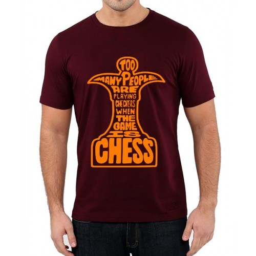 Too Many People Are Playing Checkers When The Game Is Chess Graphic Printed T-shirt