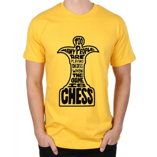 Too Many People Are Playing Checkers When The Game Is Chess Graphic Printed T-shirt