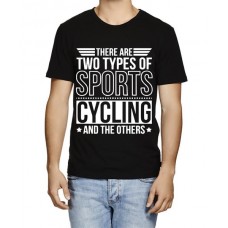 There Are Two Types Of Sports Cycling And The Others Graphic Printed T-shirt