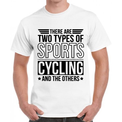 There Are Two Types Of Sports Cycling And The Others Graphic Printed T-shirt